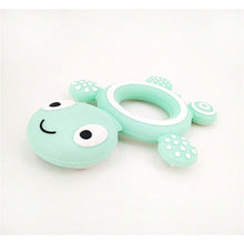 Load image into Gallery viewer, Baby Silicone Teethers Food  Cute Turtle Tiny  Teething Baby Shower Gifts Cartoon Animals Teether
