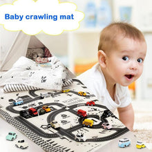 Load image into Gallery viewer, Baby Playing Mat Kids Boys  Crawling Carpet Cute Cartoon Traffic Park Map Mat Toys for Children In Modern New City Design
