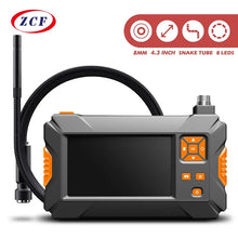 Load image into Gallery viewer, Industrial Endoscope Camera 4.3&#39;&#39; IPS Screen Single Dual Lens HD1080P Car Inspection Handhold Borescope 2.0MP Snake Tube 2600mAh
