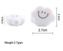 Load image into Gallery viewer, 5PCS/SET  Silicone Animal Beads BPA Free Baby Teething Beads Toy For Pacifier Clips New Born Silicone Rodent Tiny Rod Baby Teether For Baby Kids
