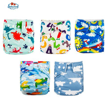 Load image into Gallery viewer, Modern Luxury Printed Baby Nappy 5pcs/Lot Washable Diapers Good Quality Pocket Diaper For Kids
