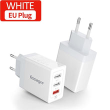 Load image into Gallery viewer, 30W Quick Charge 3.0 USB Charger QC3.0 QC Fast Charger Multi Plug Wall Mobile Phone Charger For Mobile Phones
