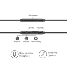 Load image into Gallery viewer, Wired Earphones 1.2mm Stereo  Headphone  Music Sport Headset with Microphone for Cell Phones Hot Sale
