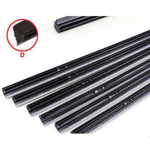 For Infiniti Q50 Q50L Car Windshield Wiper Blade Insert Rubber strip (refill) 2Pcs 10mm 26/17inch Natural rubber Car Accessories