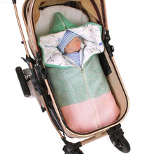 Load image into Gallery viewer, Newborn Infant Baby Knit sleep bag Stroller envelope Blanket Winter Warm Swaddle Wrap Sleeping Bags
