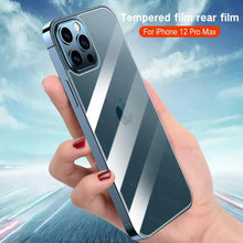 Load image into Gallery viewer, Back Tempered Glass For Iphone 12 11 13 Pro Max Xs Max Xr X 14 Pro Max Screen Protector Glass For Iphone 7 8 6 6s Se 13 12 Mini Anti-scratch Back Screen Guard For Iphone

