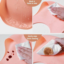 Load image into Gallery viewer, Newborns Solid Silicone Baby Feeding Bibs Burp Cloths Fashionable Breastplate Baby Stuff For Kids
