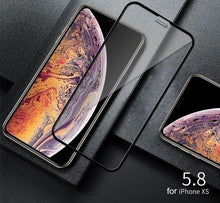 Load image into Gallery viewer, 500D Curved Protective Glass For iphone SE 2020 6 6S 7 8 Plus Tempered Glass Film on iPhone X XR 11 Pro XS Max Screen Protector Anti-Fingerprint Tempered Glass Film Full Screen Case Friendly Bubble Free for iPhone

