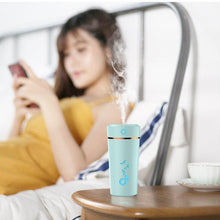 Load image into Gallery viewer, New USB Portable Mini Air Humidifier 200 ML Ultrasonic Essential Oil Diffuser For Home Bedroom Office Car With 7 Color Lights
