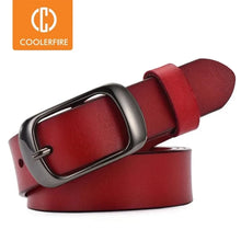 Load image into Gallery viewer, Women&#39;s strap casual all-match Women brief genuine leather belt women strap pure color belts Top quality jeans belt WH001
