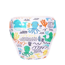 Load image into Gallery viewer, Baby Reusable Swimming Diapers Cartoon Swimwear Children Adjustable Summer Nappy Pants Diaper for Babies
