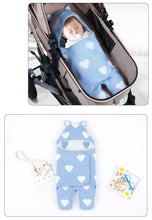 Load image into Gallery viewer, Baby Sleeping Bags Envelope Winter Warm Knitted Sleep sacks for Newborn Infant Stroller Bed Swaddle.
