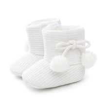 Load image into Gallery viewer, Cute Baby Infants Shoes Dot Knitting Boots Casual Non-slip Soft Soled Walking Shoes
