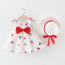 Load image into Gallery viewer, Luxury Handmade Elegant Modern Newborn Baby Girl Birthday &amp; Princess Baby Dress With Hat

