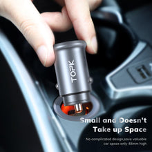 Load image into Gallery viewer, Mini Quick Charge 3.0 USB Car Charger Dual USB Fast Charger 3.1A Cellphone Universal Mobile Phone Charger
