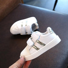 Load image into Gallery viewer, Child Shoes Girls Boys Sport Shoes Antislip Soft Bottom Kids Baby Sneaker Casual Flat Sneakers white Shoes
