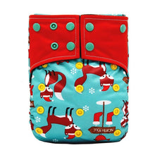 Load image into Gallery viewer, Baby Cloth Diaper Reusable Adjustable Pocket Nappy Cover Fit All Diaper Reusable Nappies Cotton  In Modern Trend Printed Design For Unlimited Uses
