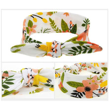 Load image into Gallery viewer, Swaddle Blanket Set Receiving Wrap Props Newborn Infant Boy Girl Headwear Flower Print Romper With Bow
