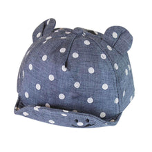 Load image into Gallery viewer, Modern Children Cute Sun Hat Polka Dot Baby Hat Girl Boy Sun Hat With Ears Baseball Cap For Boys Kids
