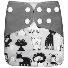 Load image into Gallery viewer, 1Pcs Reusable Cloth Diaper Adjustable Baby Nappies Washable Nappy Durable Baby Diaper
