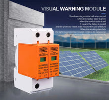 Load image into Gallery viewer, TOMZN SPD DC 1000V 800V 600V 500V 20KA~40KA House Surge Protector Protective Low-voltage Arrester Device
