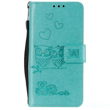 Load image into Gallery viewer, Love Couple Leather Case For iPhone 12 11 Pro  mini Phone Flip Wallet Soft Cover Shockproof Floral Cute Modern Leather Wallet Phone Case For iPhone
