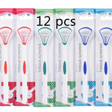 Load image into Gallery viewer, Silicone Tongue Scraper &amp; Cleaner Brush - Fresh Breath Oral Care Tool, 1/3/6/12 Pack
