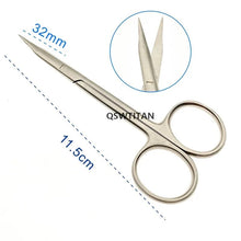 Load image into Gallery viewer, Stainless steel wow beak scissors nasal septum gold handle bird beak scissors plastic surgery scissors
