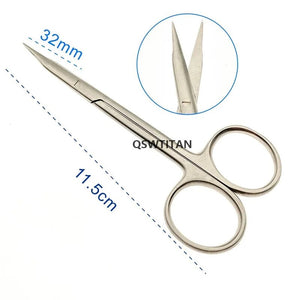 Stainless steel wow beak scissors nasal septum gold handle bird beak scissors plastic surgery scissors