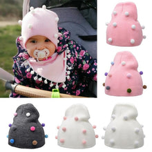 Load image into Gallery viewer, Baby Winter Autumn Warm Knit Hat For Girls Boys Solid Color For Baby and Kids
