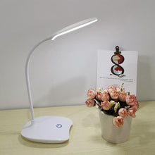 Load image into Gallery viewer, STEVVEX Reading Table Lamp LED Stand Desk Lamp With Rechargeable Battery Levels Brightness Study Reading Desk Lamp For Student Office
