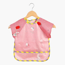 Load image into Gallery viewer, Baby Bibs Cotton Cartoon Children Accessories Short Sleeve Eco Friendly Waterproof Washable Clothing Bib for Kids
