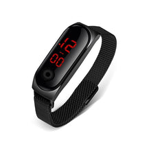 Load image into Gallery viewer, STEVVEX Men's Business Electronic Watch Simple Luxury Steel Belt Folding Buckle Sports Digital Watch For Men and woman
