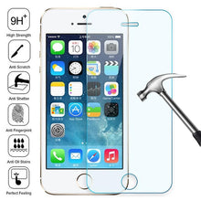 Load image into Gallery viewer, 100D Transparent Tempered Glass For iPhone 7 8 6 6S Plus Glass Screen Protector On iPhone 5 5C 5S SE 2020 Glass Protective Film Tempered Glass Screen Protector
