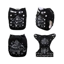Load image into Gallery viewer, Most Popular Digital Position Baby Cloth Diaper with Microfiber Insert In Modern Printed Design For Baby Boys and Baby Girls KIds
