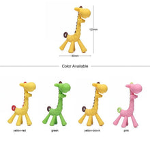 Load image into Gallery viewer, Baby Teethers Cartoon Animal Baby Teething Toy Penguin Silicone Teether Unicorn Pendant Raccoon Accessories
