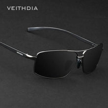 Load image into Gallery viewer, VEITHDIA Men Polarized Sunglasses Aluminum Magnesium Sun Glasses Driving Glasses Rectangle Shades For Men Oculos masculino Male
