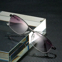 Load image into Gallery viewer, New Finished Myopia Sun Glasses Fashion Gray Lens Metal Legs With Degrees Sunglasses -1 -1.5 -2.0 -2.5 -3.0 -3.5 -4.0
