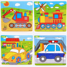 Load image into Gallery viewer, 1 Pcs Animal Wooden Puzzles For Children In Wooden 3D Mosaic Puzzles Kids Educational Toys Design  For Baby Birthday Gifts
