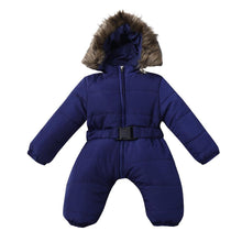 Load image into Gallery viewer, Winter Clothes For Infant Baby Hooded Warm Thick Snowsuit Jumpsuit Romper for Boys and Girls  Style
