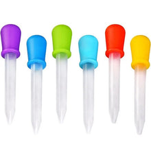Load image into Gallery viewer, 10 Pcs Pipettes Liquid Droppers for Candy Sweet Kids Kitchen Gummy Mold Crafts K1MA
