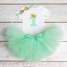Load image into Gallery viewer, NEW Trend Black 1st Birthday Elegat Infant Baby Girls Princess Dress For Kids Party Dresses Children Clotes
