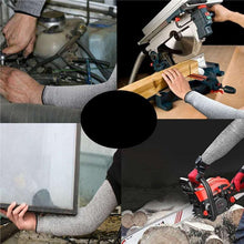 Load image into Gallery viewer, Men Grey Arm Sleeve Resistant Work Protection Fingerless Arm Sleeve Cover Arm Sleeves For Men And Women UV Protection Cooling Arm Sleeves Arm Guards With Thumb Slot
