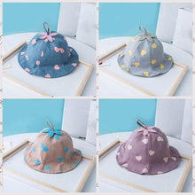 Load image into Gallery viewer, Baby Girl Summer Outdoor Beach Floral  Lovely Lace Princess  Bucket Sun Hat For Girls
