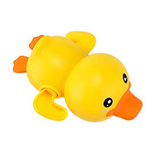 Load image into Gallery viewer, Bathroom Bath Shower Baby Clockwork Swimming Play Water Cute Little Yellow Duck Bathing Bathtub Toys For Kids

