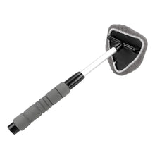 Load image into Gallery viewer, Window Scraping Mist Eliminator Microfiber Car Window Cleaner Telescopic Window Glass Cleaner Car Windshield Cleaning Brush
