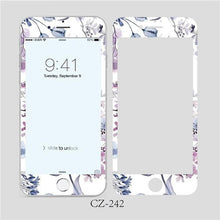 Load image into Gallery viewer, 3D Curved Edge Tempered Glass for iPhone 6 6s 7 8 Plus Fashion Flowers Pattern Screen Protector Protective Film Tempered Glass Screen Protector Designed for iPhone
