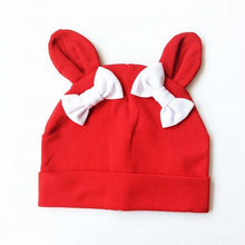 Load image into Gallery viewer, Baby Girl Hat Rabbit Ear Hat For Girls Cotton Bow Knot Children's Cap Toddler Kids Hats Cartoon Hats
