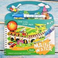 Load image into Gallery viewer, Montessori Coloring Book Doodle &amp; Reusable Magic Pen Painting Drawing Board For Kids Baby Educational Birthday Toy
