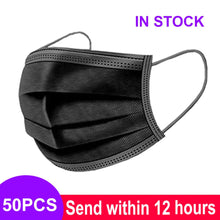 Load image into Gallery viewer, 3-Layer Disposable Mouth Mask – Anti-Dust Face Mask with Ear Loops
